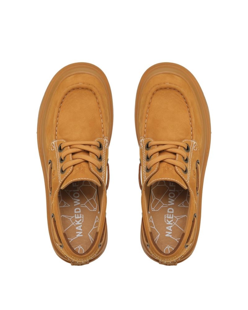 Loafers ανδρικα Naked Wolfe Dock Wheat καφε | GREECE YZTCK5617