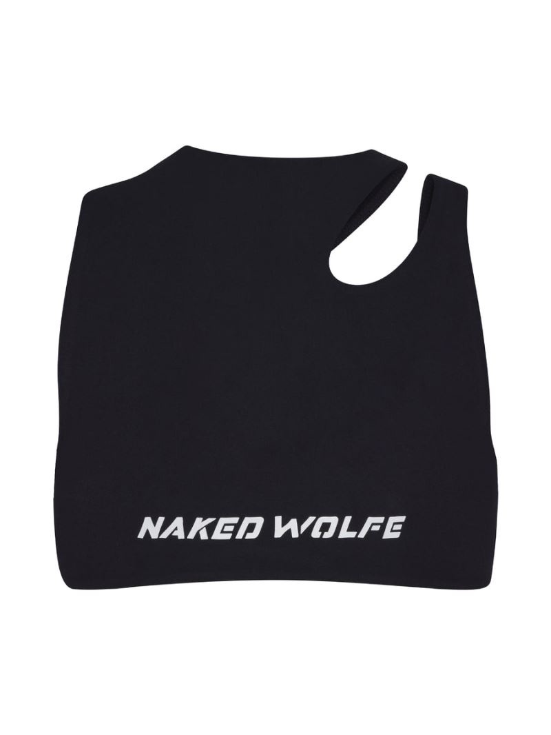 Μπλουζακι γυναικεια Naked Wolfe Cut Out μαυρα | GREECE QTNRA3015