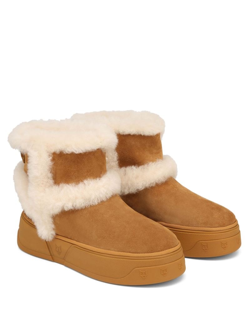 Μποτεσ ανδρικα Naked Wolfe K-01 Shearling καφε | GREECE YMEUD3472