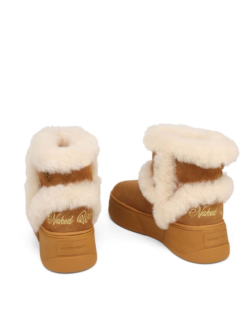 Μποτεσ ανδρικα Naked Wolfe K-01 Shearling καφε | GREECE YMEUD3472