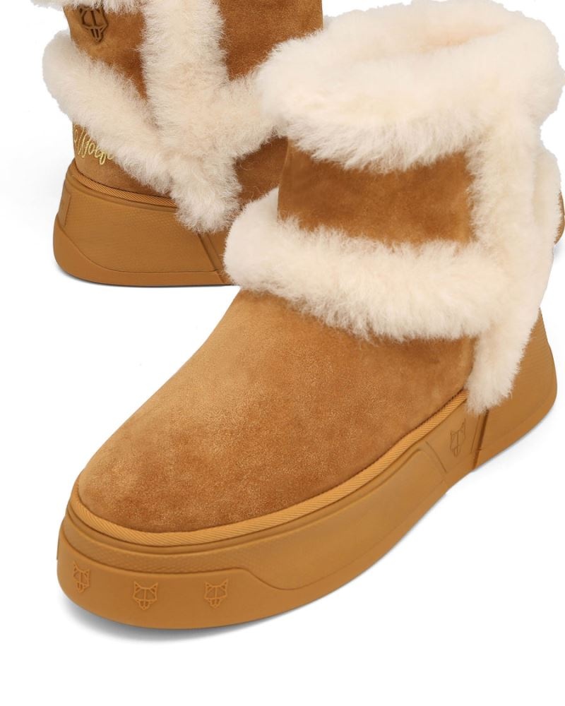 Μποτεσ ανδρικα Naked Wolfe K-01 Shearling καφε | GREECE YMEUD3472