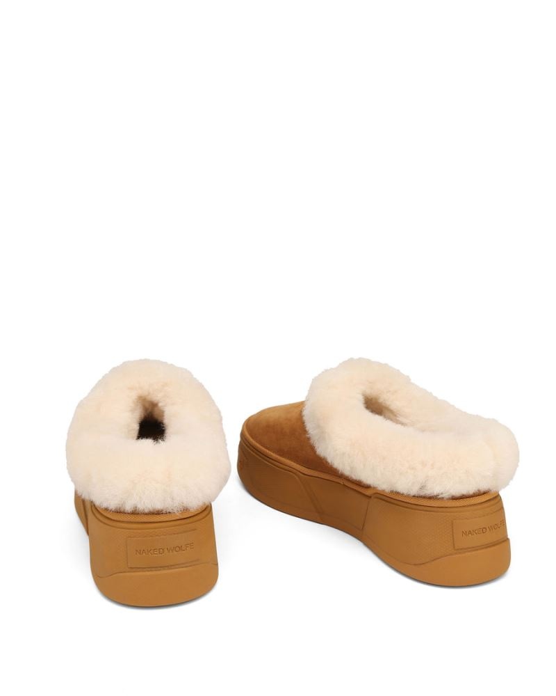 Μποτεσ ανδρικα Naked Wolfe K-02 Shearling καφε | GREECE WHXJN5043