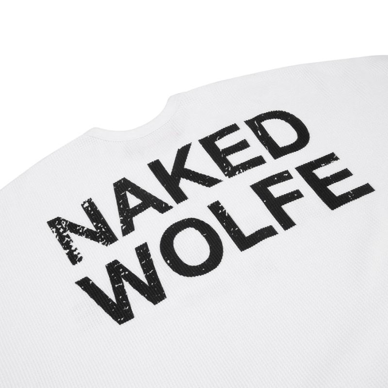 Φούτερ ανδρικα Naked Wolfe Thermal ασπρα | GREECE PHVOY4253